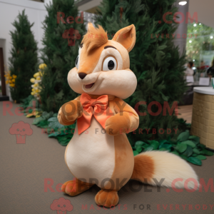 Mascot character of a Peach...