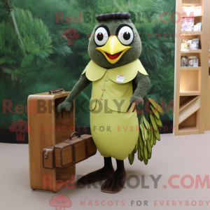 Mascot character of a Olive...