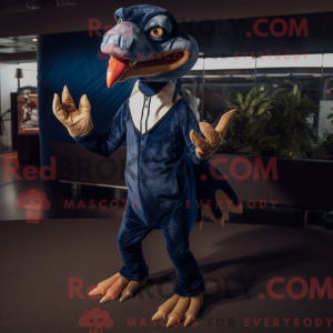 Mascot character of a Navy...