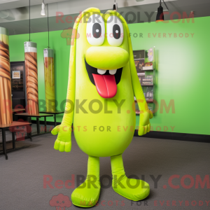 Mascot character of a Lime...