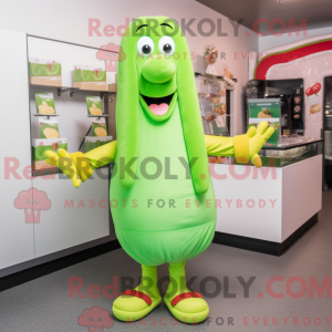 Mascot character of a Lime...