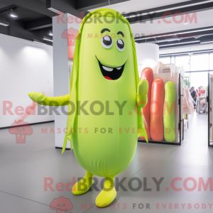 Mascot character of a Lime...