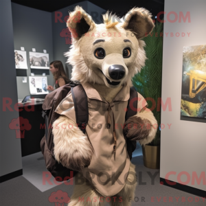 Postava maskota tan Hyena...