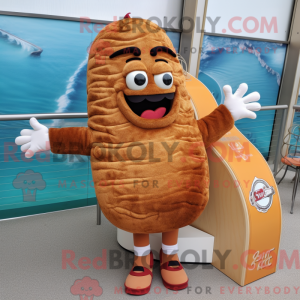 Mascottefiguur van een...