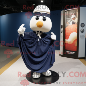 Mascot character of a Navy...