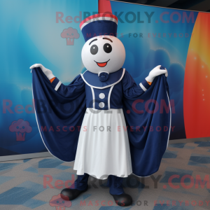 Maskotkarakter af en Navy...