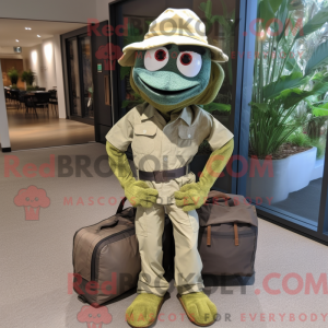 Mascot character of a Olive...