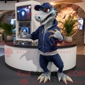 Maskotfigur af en Navy...
