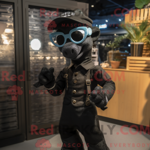 Mascot character of a Black...
