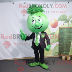 Mascot character of a Green...