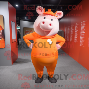 Mascot karakter van een...