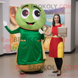 Mascot character of a Olive...