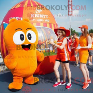 Mascot character of a...