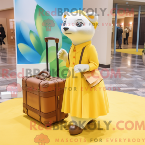Mascottefiguur van een...