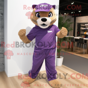 Maskot karaktär av en lilla...