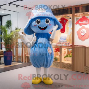 Maskotkarakter af en Blue...