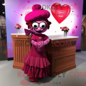 Mascottekarakter van een...