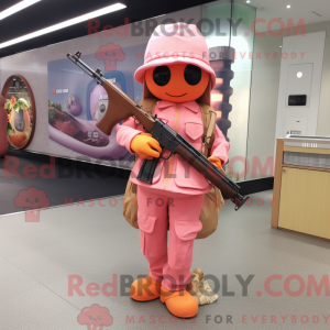 Mascot karakter van een...