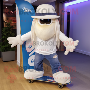 Weiße Skateboard...