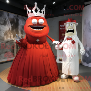 Mascot character of a Red...