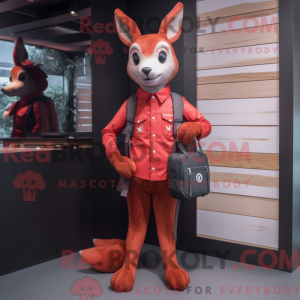 Mascot character of a Red...