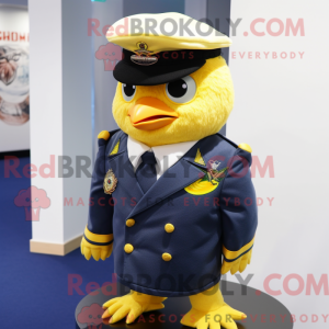 Maskotkarakter af en Navy...