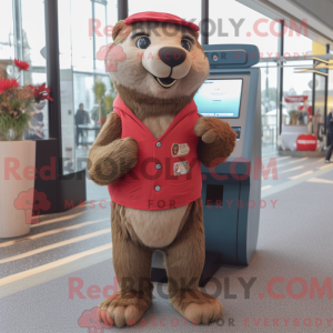 Mascot character of a Otter...