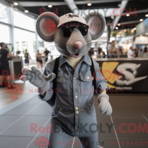 Mascot character of a Gray...