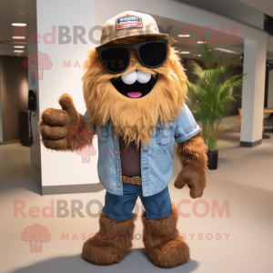 Bruin Jambalaya mascotte...