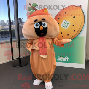 Mascot character of a Peach...