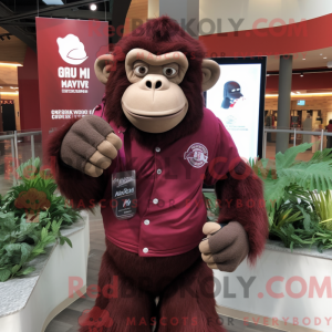 Mascot karakter van een...