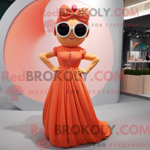 Mascot character of a Peach...