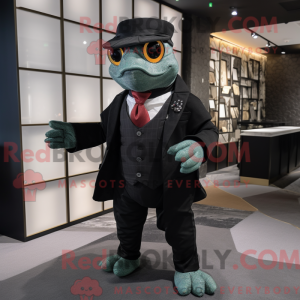 Maskottchen einer schwarzen...