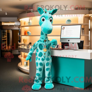 Mascot karakter van een...