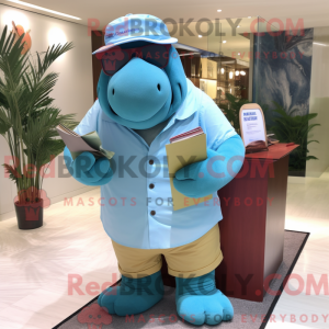 Mascot karakter van een...