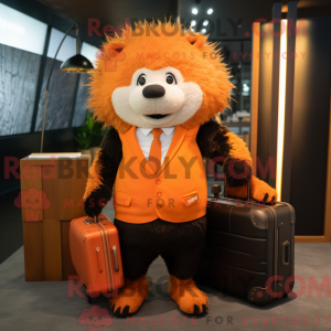 Mascot character of a...