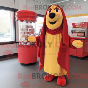 Mascot character of a Red...