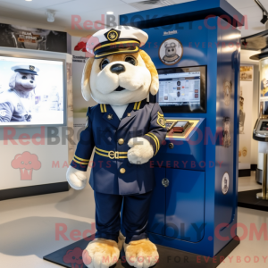 Mascot character of a Navy...