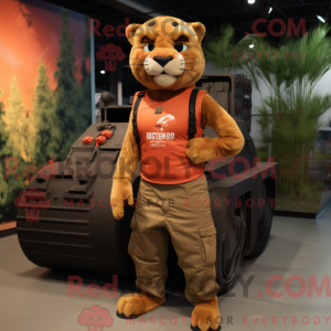 Mascottekarakter van een...