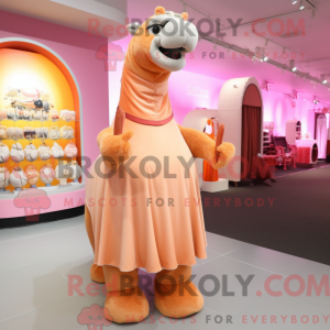 Mascot character of a Peach...