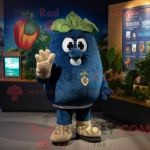 Mascot character of a Navy...