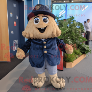 Mascot karakter van een...