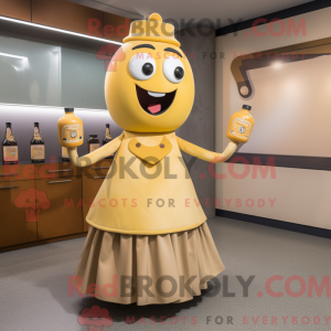 Mascot karakter van een...