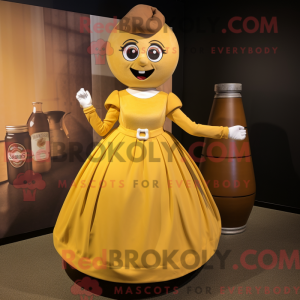 Mascot karakter van een...