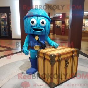 Mascottefiguur van een...