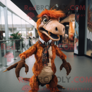 Maskot-karakter af en Rust...