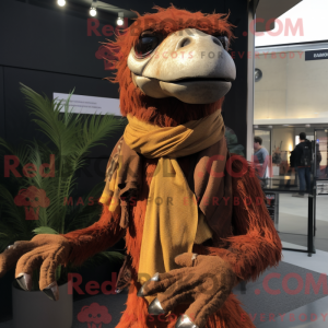 Maskot-karakter af en Rust...