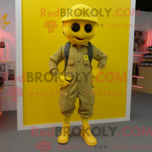 Mascottekarakter van een...