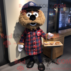 Mascottefiguur van een Navy...