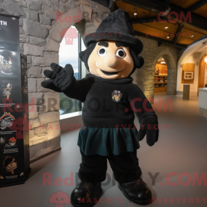 Mascot character of a Black...